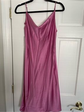 Fleur du Mal Pink Silk Slip